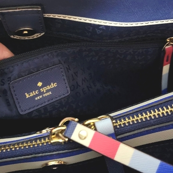 Kate Spade New York Evangelie Laurel Way Cruise Saffiano Leather Shoulder Bag - Picture 5 of 11